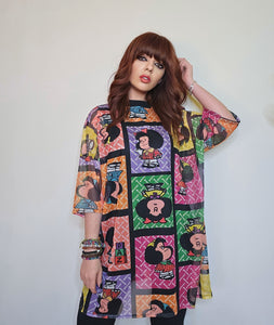 Camiseta larga gasa mafalda