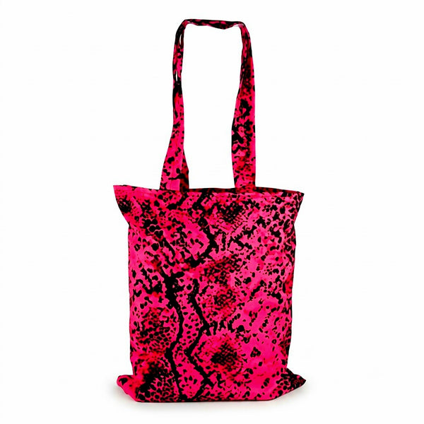 Tote bag serpiente rosa