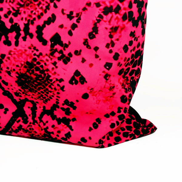 Tote bag serpiente rosa