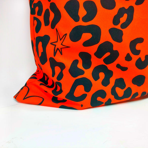 Tote Bag leopardo rojo