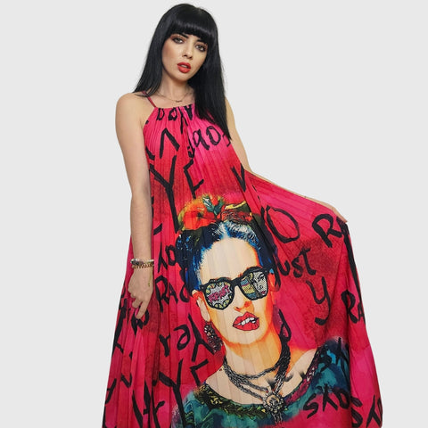 Vestido plisado Frida