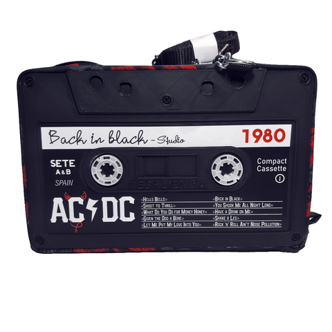 Reserva Bolso bandolera cassete ACDC (tiempo de envío 10 días)