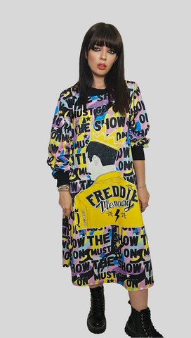 Vestido sudadera Freddie Mercury