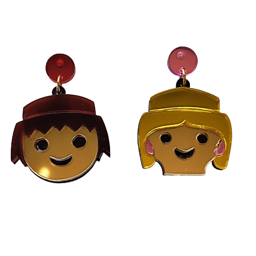 Pendientes playmobil