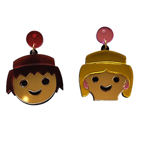 Pendientes playmobil