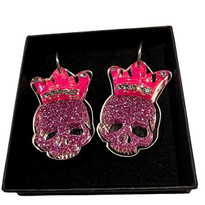 Pendientes king glam rosa