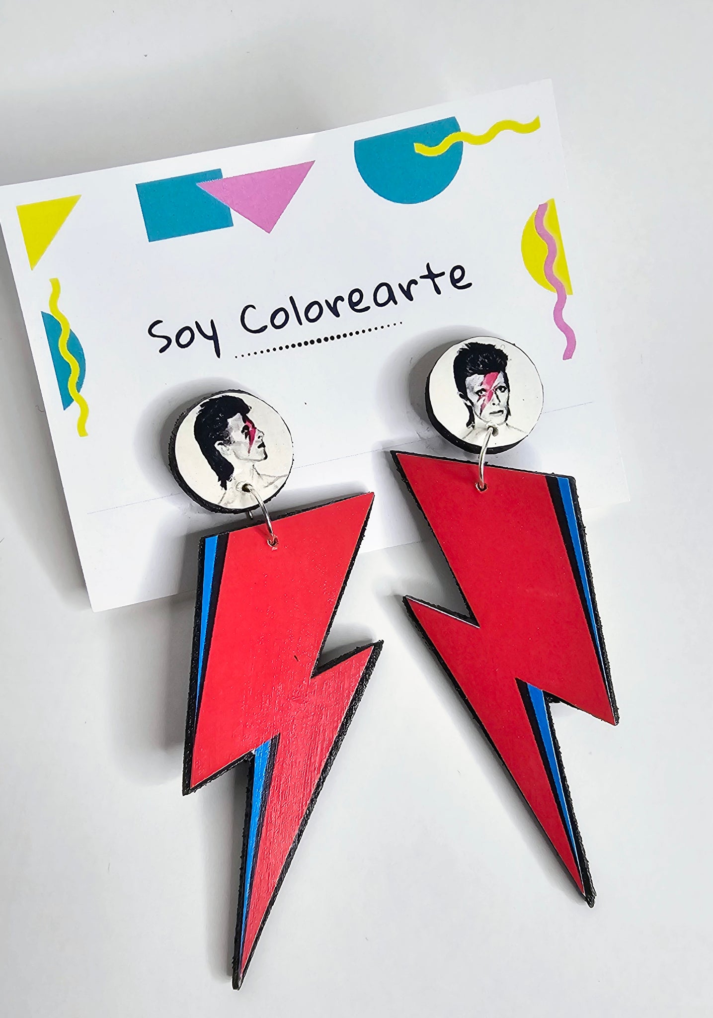 Pendientes rayo Bowie