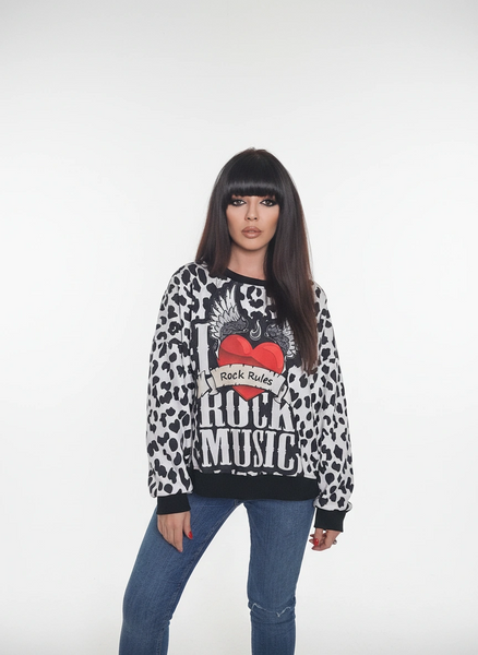 Sudadera polar Rock Music