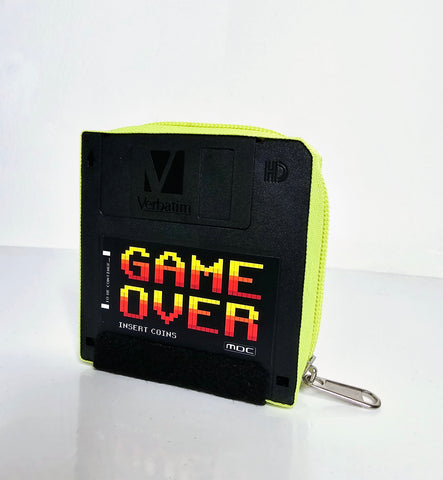 Monedero disquete Game Over