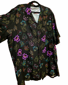 Camisa hawaiana pokemon talla grande
