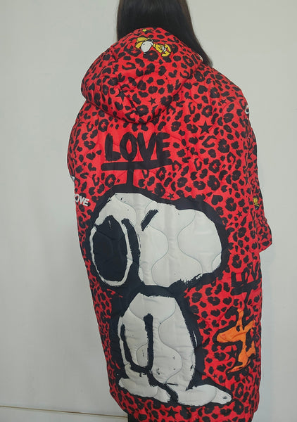 Abrigo acolchado snoopy ( talla grande)