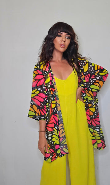 Kimono gasa mariposa