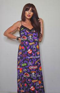 Vestido lencero largo 80's