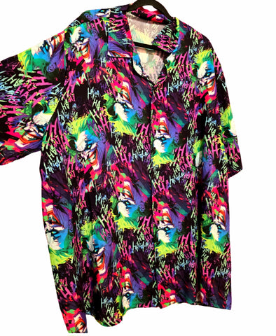 Camisa hawaiana joker talla grande