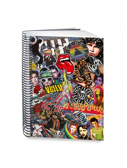 Agenda anual espiral Rock 2026