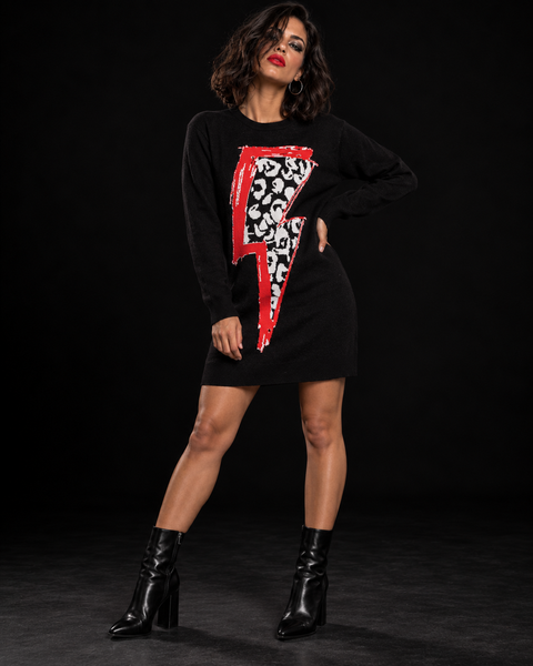 Vestido punto Rock