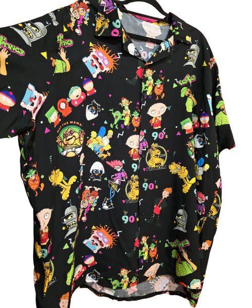 Camisa hawaiana 90's talla grande