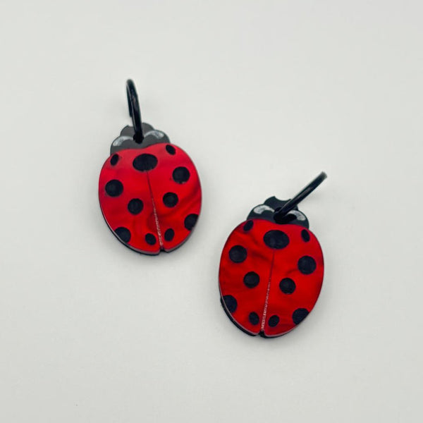 Pendientes mariquita