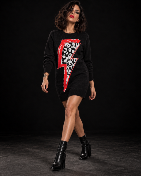 Vestido punto Rock