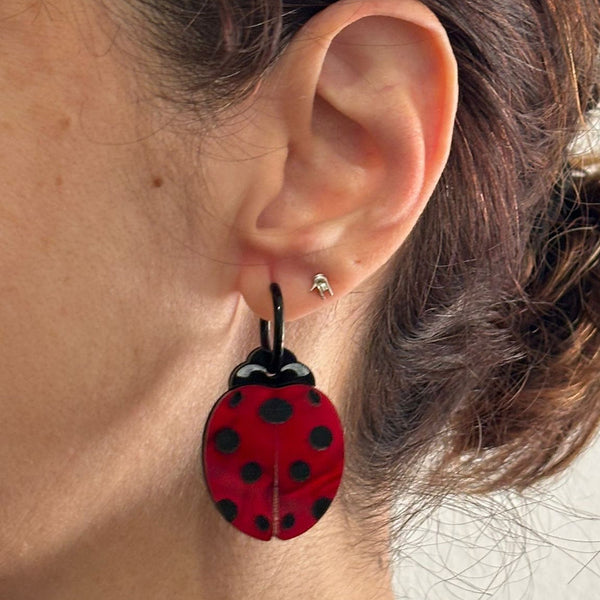 Pendientes mariquita
