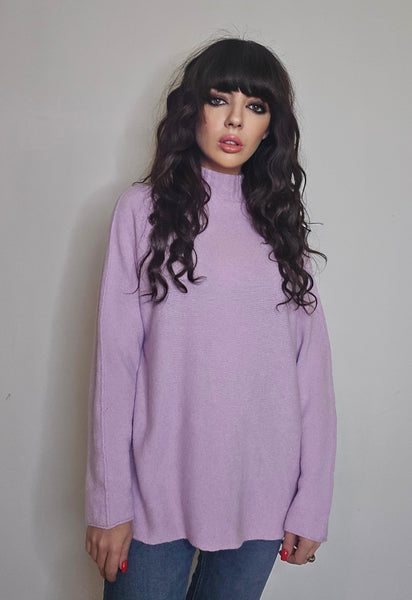 Jersey punto suave lila