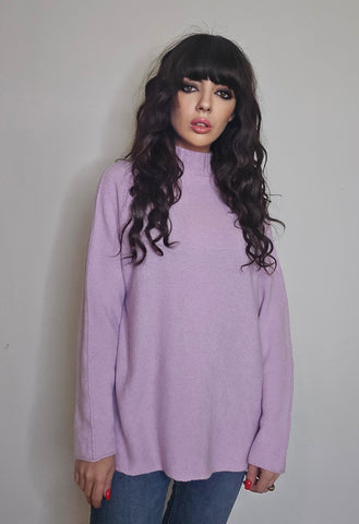 Jersey punto suave lila