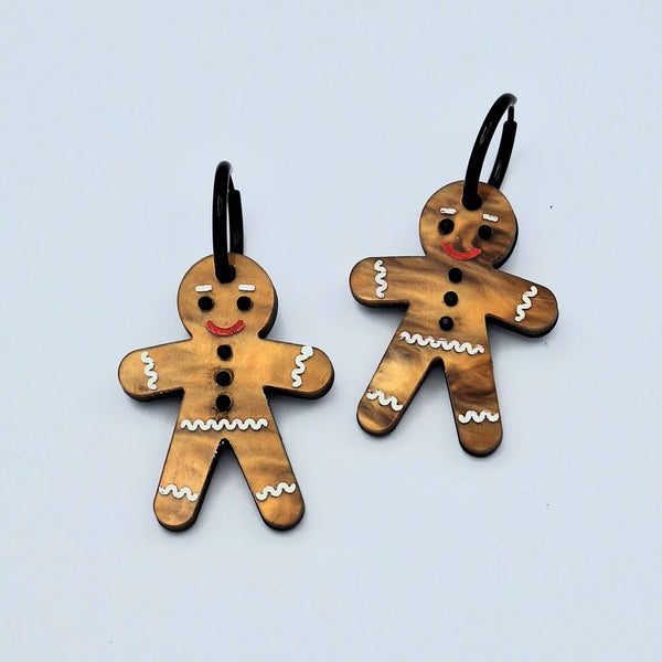 Pendientes galleta jengibre