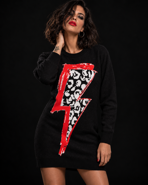 Vestido punto Rock