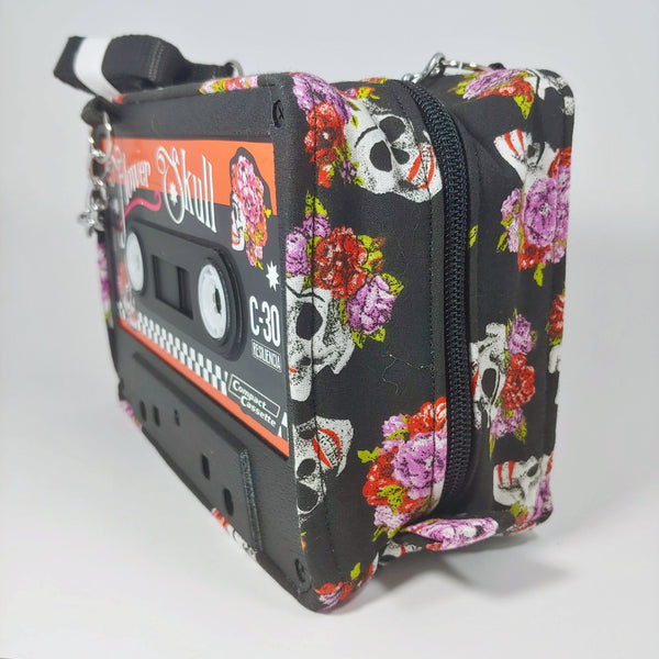 Bolso cassete Flower Skull