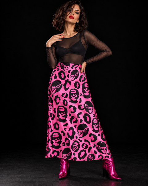 Falda satén Frankestein y Elsa (talla 36/42)