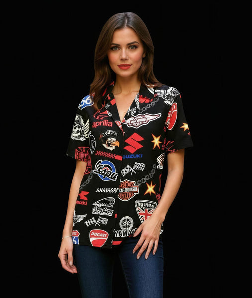 Camisa unisex logos motos