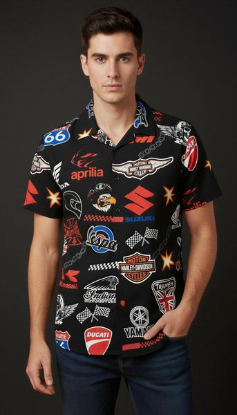 Camisa unisex logos motos