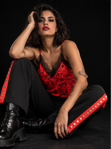 Blusa lencera Rock