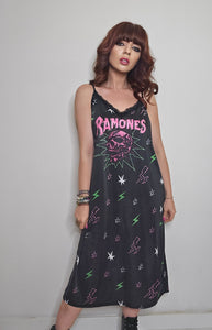 Vestido lencero midi Ramones