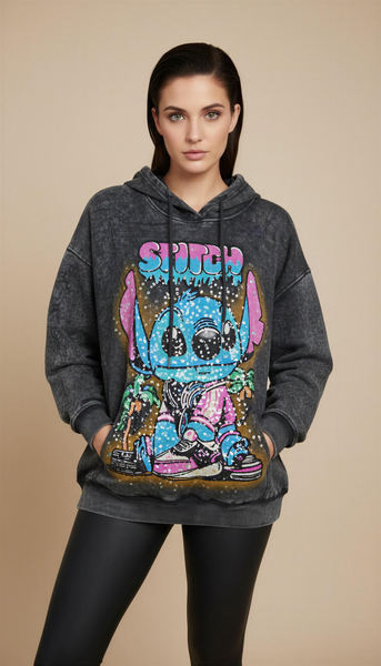 Sudadera lentejuelas stich