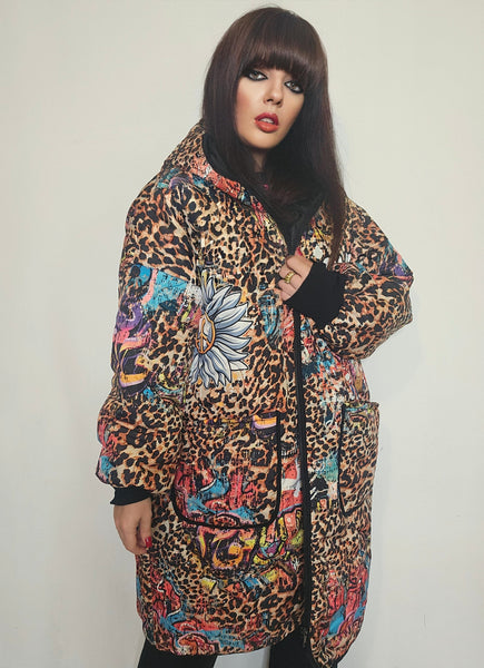 Abrigo acolchado amore ( talla grande)