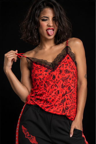Blusa lencera Rock