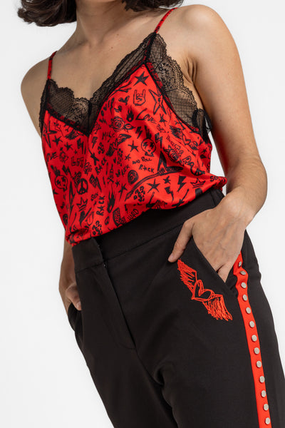 Blusa lencera Rock