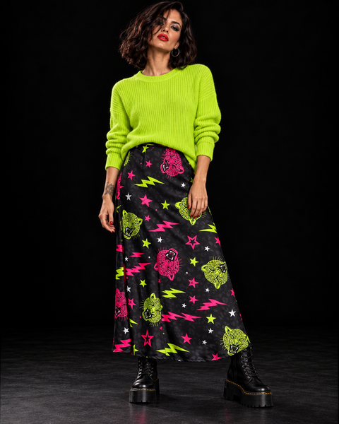 Falda satén Neon Wild (talla 36/42)