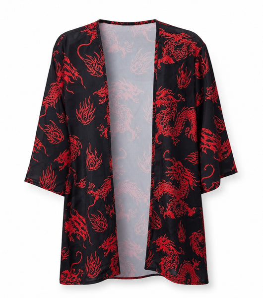 Kimono Red dragon