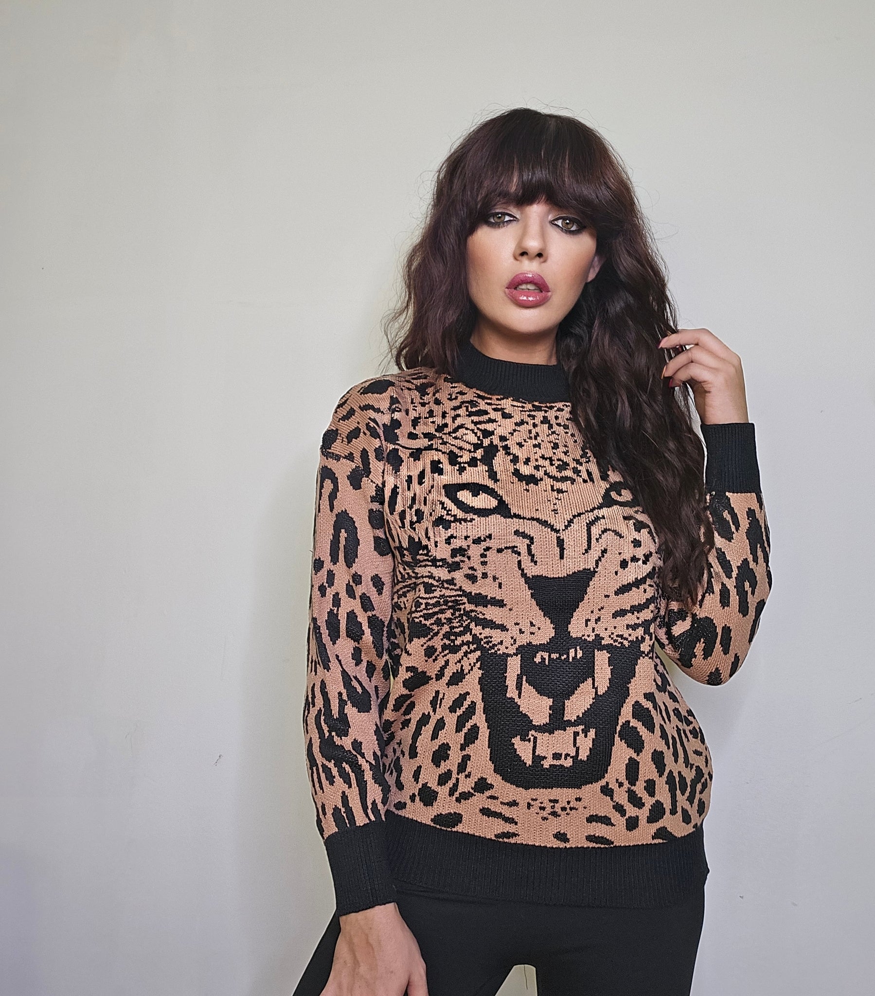 Jersey guepardo marrón