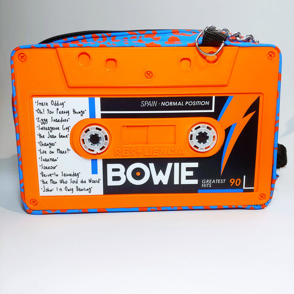 Bolso bandolera cassete Bowie
