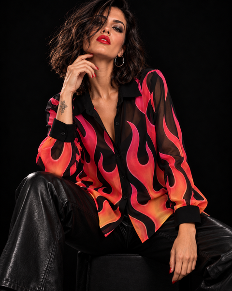 Camisa gasa Fire