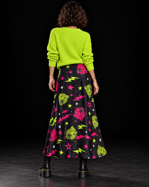 Falda satén Neon Wild (talla 36/42)