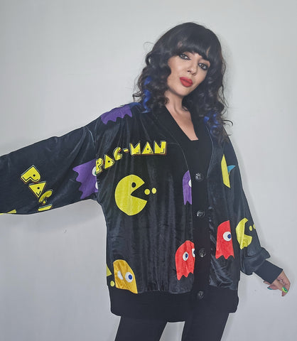 Chaqueta terciopelo pacman