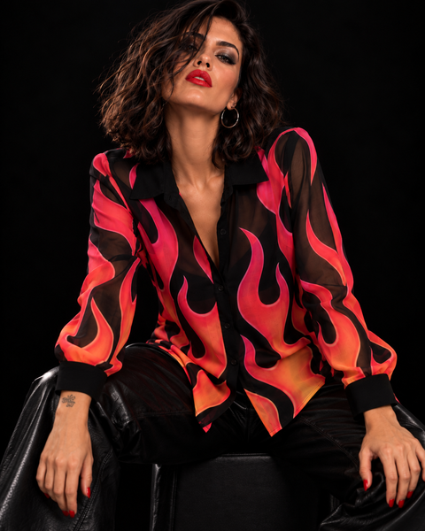 Camisa gasa Fire
