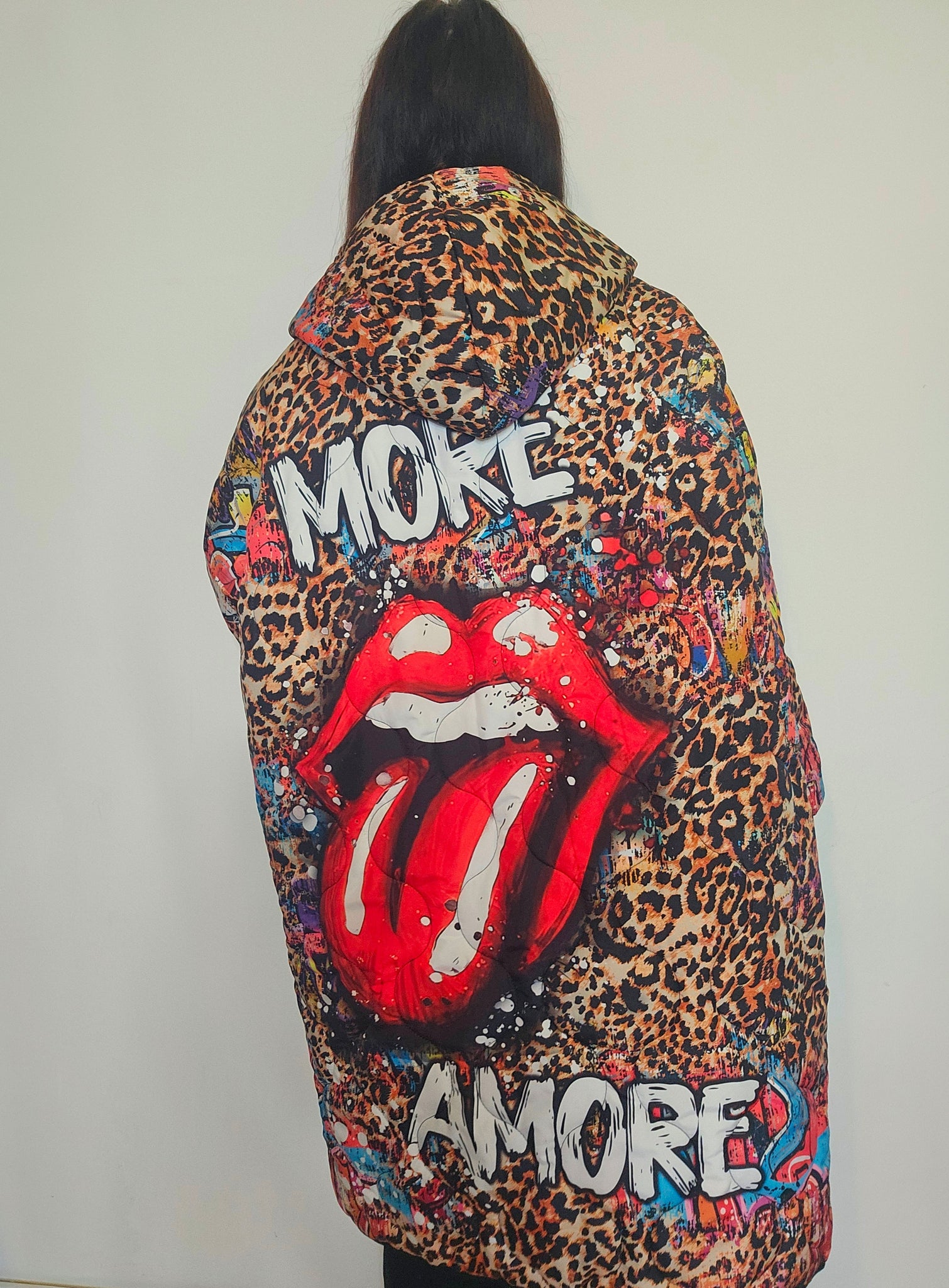 Abrigo acolchado amore ( talla grande)