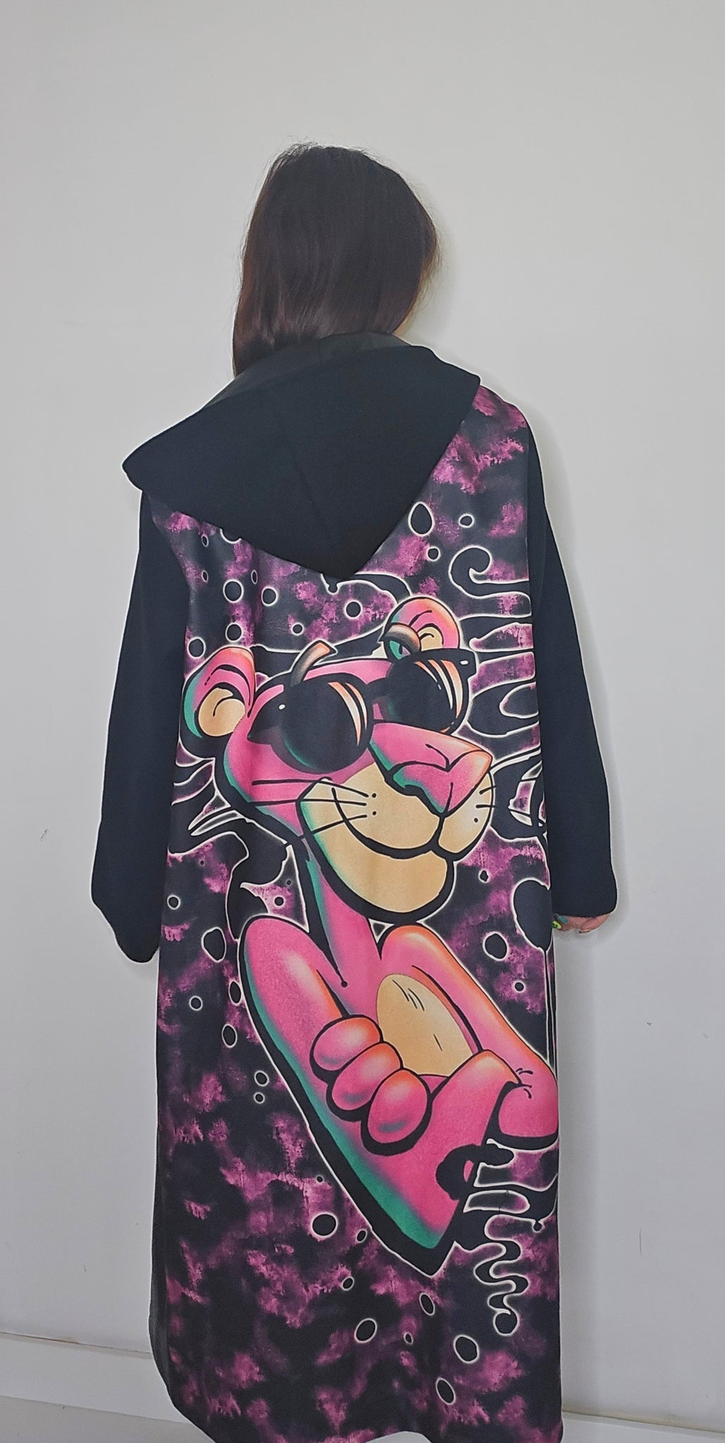 Abrigo paño polipiel pink panther